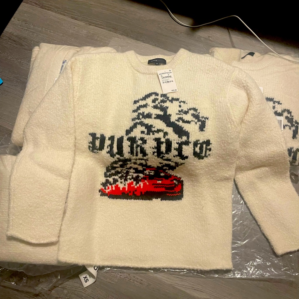 Purple brand 
Crewneck
Wool& Alpaca